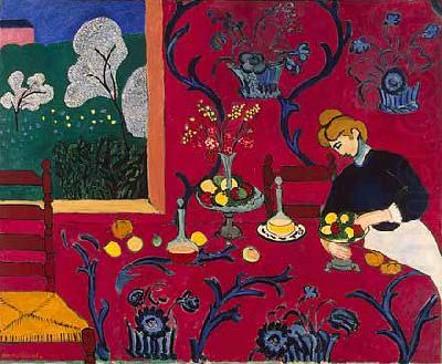 Henri Matisse The Dessert: Harmony in Red
